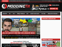 Tablet Screenshot of moddingtr.com